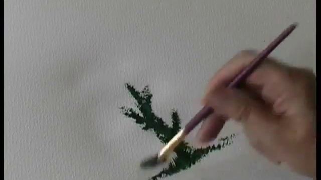 Рисуем деревья акварелью с Terry Harrison смотреть онлайн