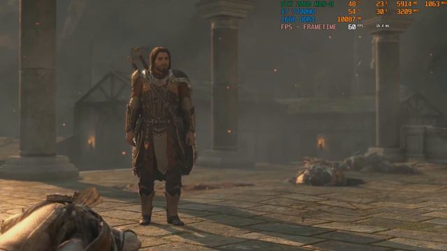 Dell Inspiron 15 7577 (i7 7700HQ / GTX 1060) Middle-earth: Shadow of War Gameplay смотреть онлайн