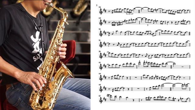 Retro Nouveau (KOH Mr.Saxman) Transcription смотреть онлайн