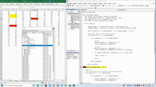 270: Excel-VBA: Array mit Format - Werte und Formate im Datenfeld ablegen und weiterverarbeiten смотреть онлайн