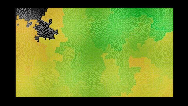 Maze Visualizations: 3) Random Walk (Hunt-and-Kill Variation) смотреть онлайн