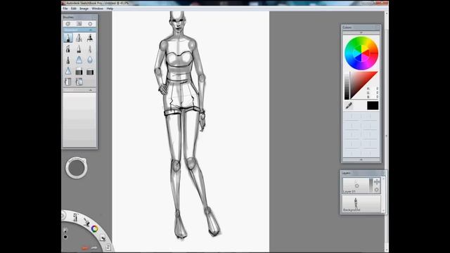 Quick fashion concept sketching смотреть онлайн
