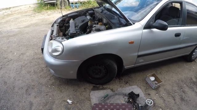 Замена крыльев Daewoo Sens