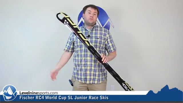 Fischer RC4 World Cup SL Junior Race Skis смотреть онлайн