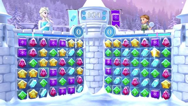 Frozen Free Fall Snowball Fight Single and Multiplayer Review смотреть онлайн