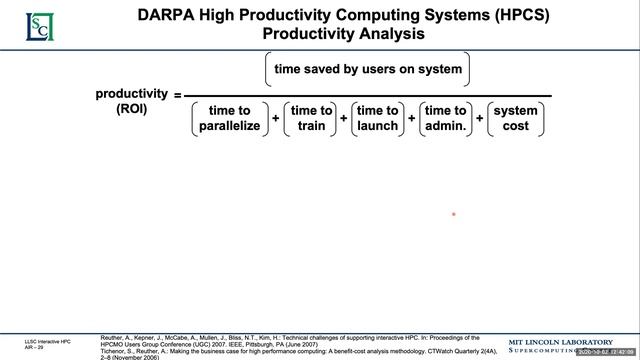 2020-10-02 - Albert Reuther - Enabling Interactive, On-Demand HPC for Rapid Prototyping and ML смотреть онлайн