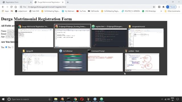 Full Stack web developement by using Python and Django | Session - 7 | 06-04-2021 | by Durga Sir смотреть онлайн