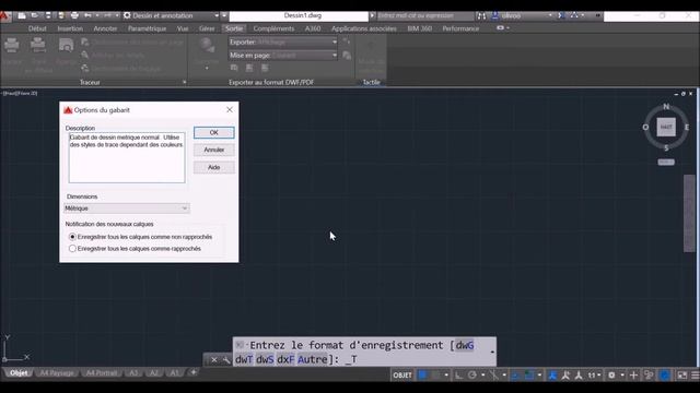 AutoCAD 8 Enregistrement au format gabarit смотреть онлайн