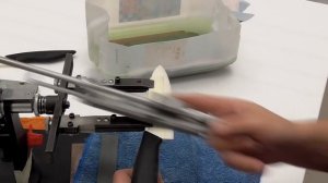 Заточка керамического ножа на Профиль к-02 камнями КК от Гриндермана