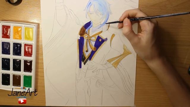 АНИМЕ Genshin Impact Камисато Аято смотреть онлайн