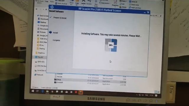 HP scanjet pro 2500 f1 Unboxing and Installation смотреть онлайн