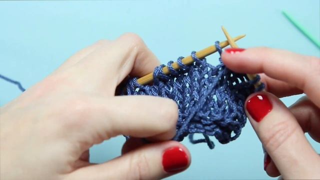 How to Knit One Over One Right Purl Cross (1/1 RPC) in Knitting | Hands Occupied смотреть онлайн