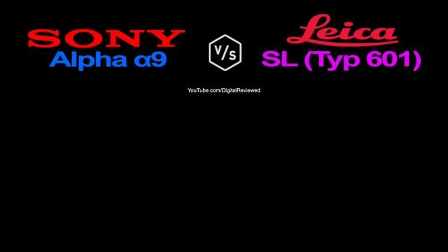 SONY Alpha A9 vs Leica SL (Typ 601) смотреть онлайн
