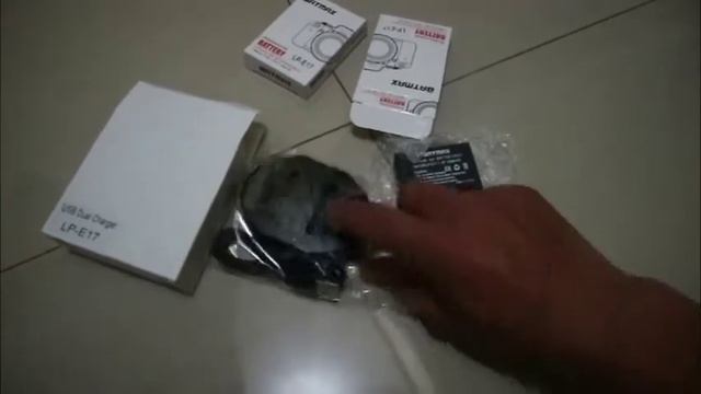 Unboxing Baterai Battery Mirrorless Canon EOS M3 LP-E17 merk Batmax смотреть онлайн