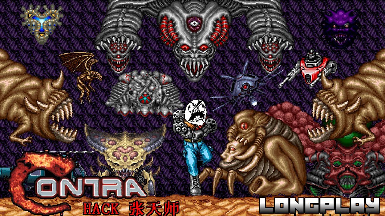 CONTRA LOCKED 'N' LOADED HELL HACK (PC,FANGAME) LONGPLAY
