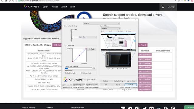 Connection&Driver Settings For XP-Pen Artist 12 On Windows