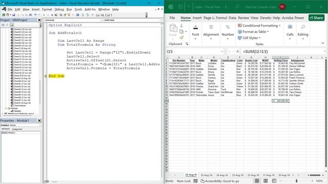 Excel 2019 VBA Intermediate Tutorial смотреть онлайн