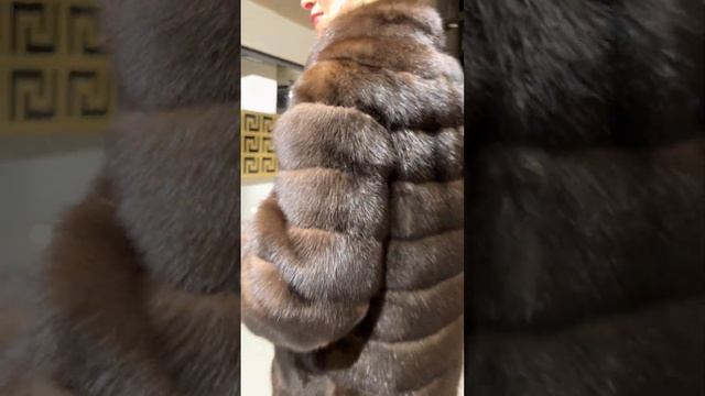 Шуба из королевского меха соболь в Анталии (магазин кожи и меха).Вопросы? WhatsApp ?+90 552 242 555 смотреть онлайн