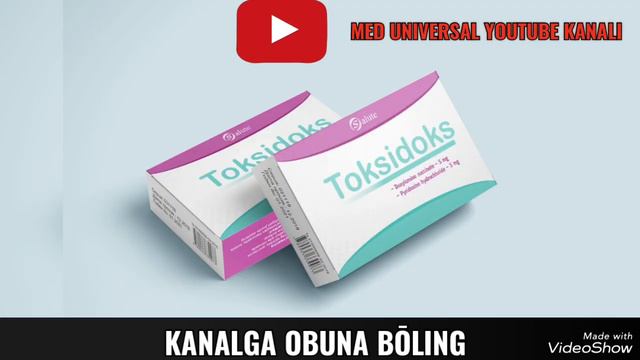 HOMILADORLIKDA KO'NGIL AYNISHIDA QO'LLANILADIGAN TOKSIDOKS TABLETKASI HAQIDA MA'LUMOT. #TOKSIDOKS