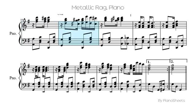 Metallic Rag [Piano Solo] смотреть онлайн