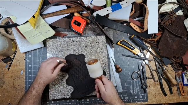 Making a leather armguard смотреть онлайн