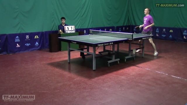 МС Губенко Максим: игра по защите. Техника настольного тенниса. Topspin against defence смотреть онлайн