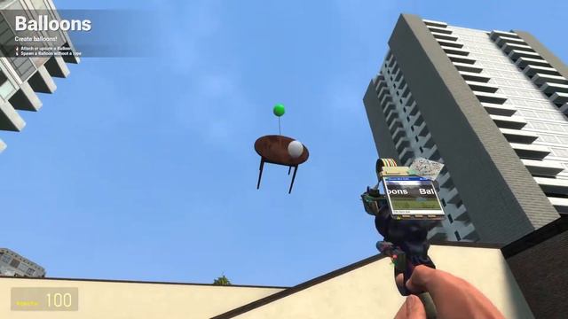 Garry's Mod: The Balloon Tool смотреть онлайн