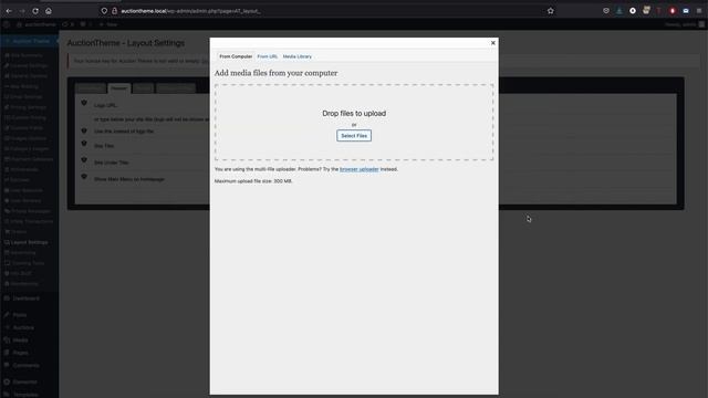 WordPress Auction Theme: how to change and update your logo смотреть онлайн