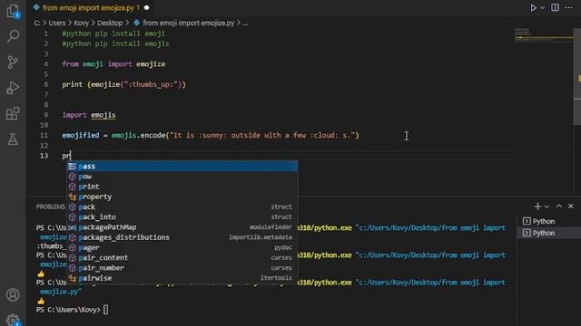 Yes, You can Print Emojis In Python! смотреть онлайн
