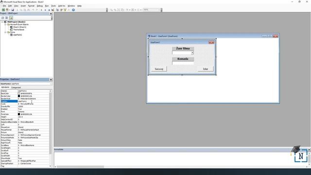 Excel VBA-Userform (09 Vežba 