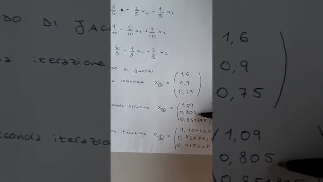 Metodi di Jacobi e Gauss-Seidel : risoluzione esercizi смотреть онлайн