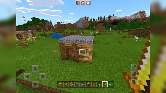Как построить маленький СТАРТОВЫЙ домик для ВЫЖИВАНИЯ в Майнкрафт смотреть онлайн