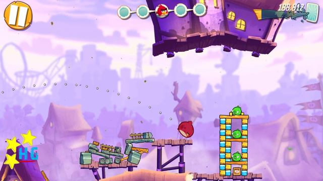 Angry Birds 2 - 3 Stars Walkthrough Level 99 [4K 60FPS] смотреть онлайн