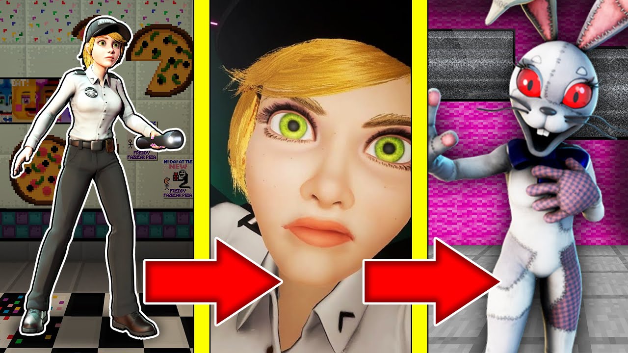 Как менялись АНИМАТРОНИК ВАНЕССА и ВАННИ и их жизненный цикл в майнкрафт ! Эволюция VANNY FNAF9