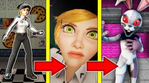 Как менялись АНИМАТРОНИК ВАНЕССА и ВАННИ и их жизненный цикл в майнкрафт ! Эволюция VANNY FNAF9