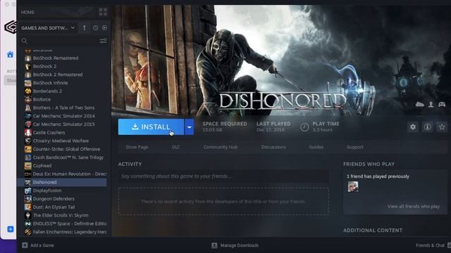 Dishonored Mac [2023] - Crossover Steam смотреть онлайн