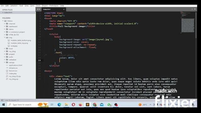 how to full width-fixed background image in css смотреть онлайн