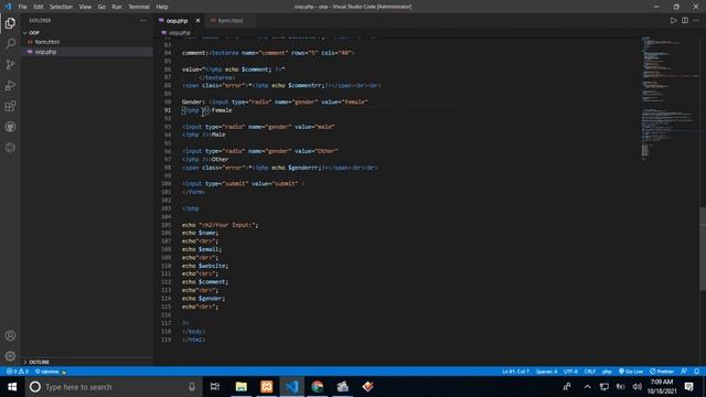 How to show submitted data on form fields in php смотреть онлайн