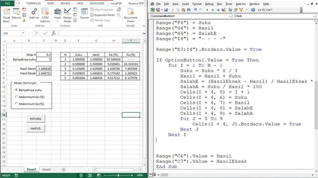 [VBA-Excel] Fungsi Eksponen - menggunakan While-Wend dan Do-Loop Until - смотреть онлайн