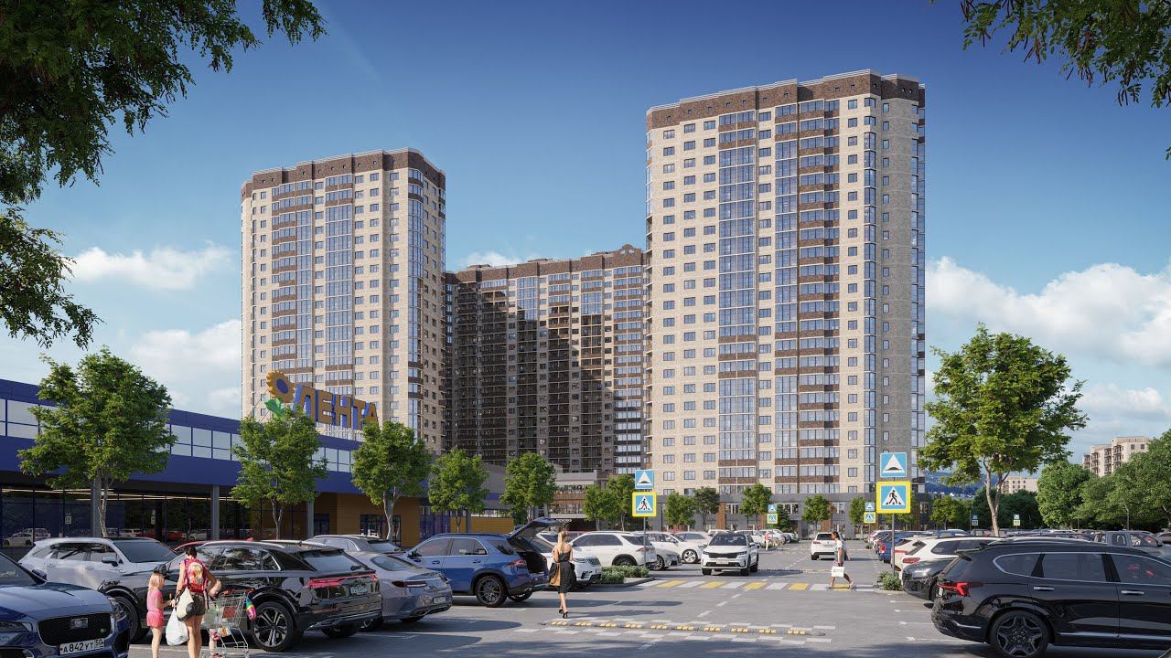 3D video presentation of the apartment complex. 3D видео презентация жилого комплекса. смотреть онлайн