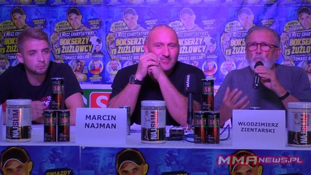 Najman, Zientarski i Polis na konferencji 10-go Meczu Charytatywnego: Bokserzy vs Żużlowcy смотреть онлайн