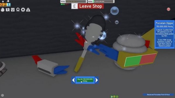 50 Gifted Buoyant Bees in Bee Swarm Simulator!