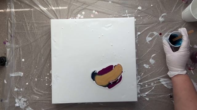 Dutch Pour method Acrylic Painting смотреть онлайн