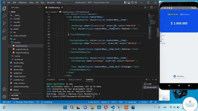 React Native - Mobile Bank APP UI смотреть онлайн