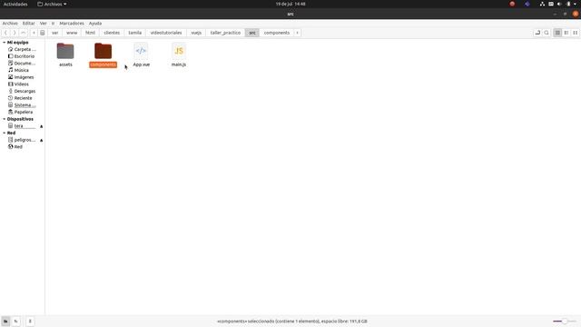 VideoTutorial 2 Taller práctico desarrollo con VUE JS. Creación de componentes y props смотреть онлайн