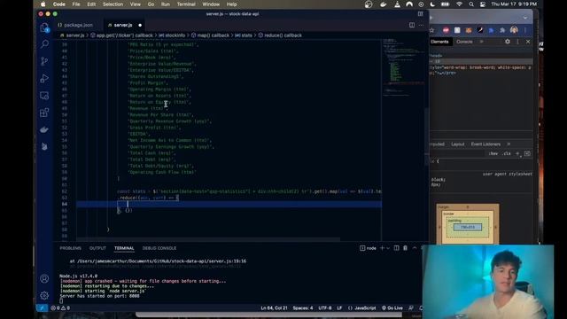 Code a Web-scraping Data API with Cheerio & Node.js | Deploy on Heroku смотреть онлайн