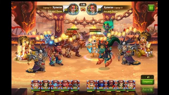 Тесак против Топ арены|Тест пачки| Hero Wars | Хроники Хаоса смотреть онлайн