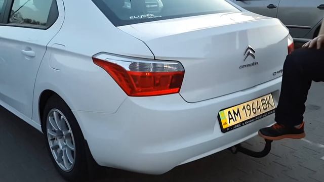 Citroen C-Elysee - раскачка задней подвески на оригинальных амортизаторах смотреть онлайн