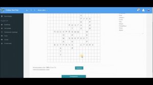 Создание кроссворда с помощью генератора кроссвордов Online Test Pad