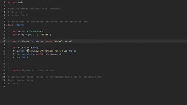 Godot Save Dictionaries to a File Easily Using GDScript смотреть онлайн